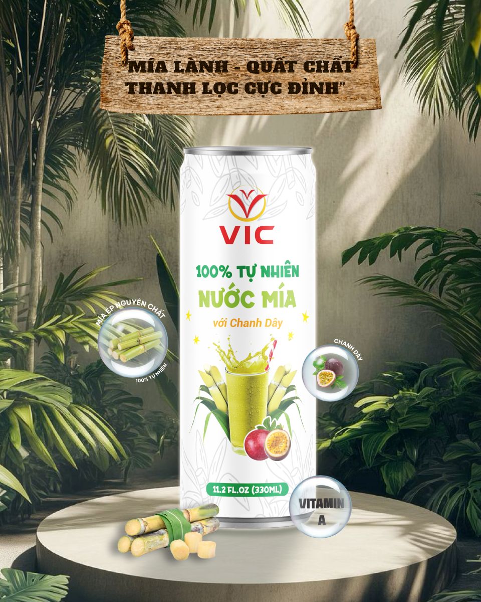 Mía Tự Nhiên Mix Chanh Dây