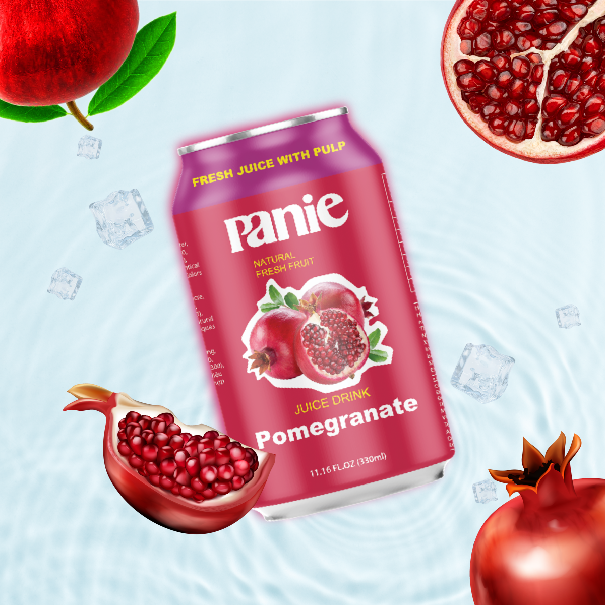Nước Ép Lựu Đóng Lon