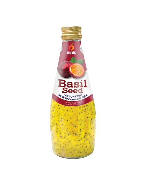 PANIE BASIL DRINK WITH PASSION FRUIT