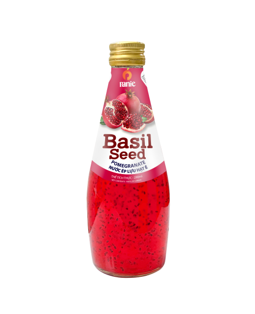 PANIE BASIL DRINK WITH POMEGRANATE
