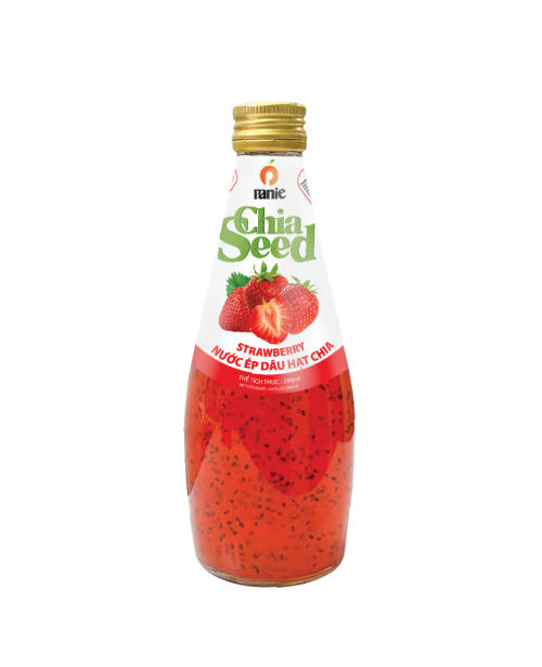 PANIE CHIA DRINK WITH STRAWBERRY